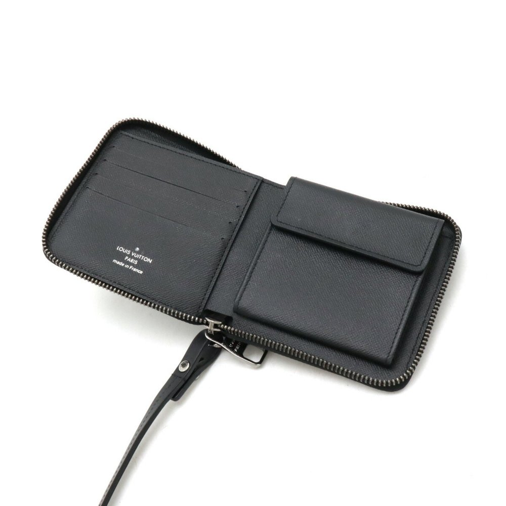 LOUIS VUITTON Louis Vuitton Monogram Eclipse Zippy Compact Wallet Bi-fold Rou... - Picture 7 of 9